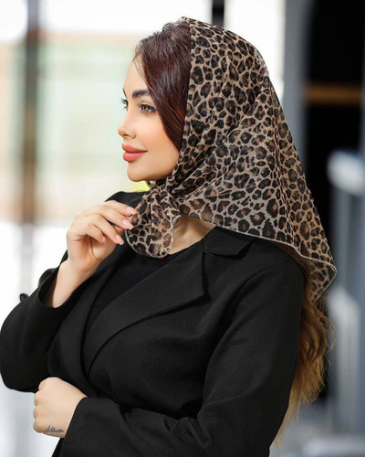 مینی اسکارف پلنگی زنانه
