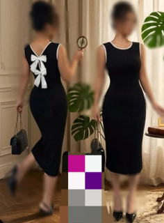 پیراهنمجلسی پشت پاپیونی زنانه کد ۹۲۴۰